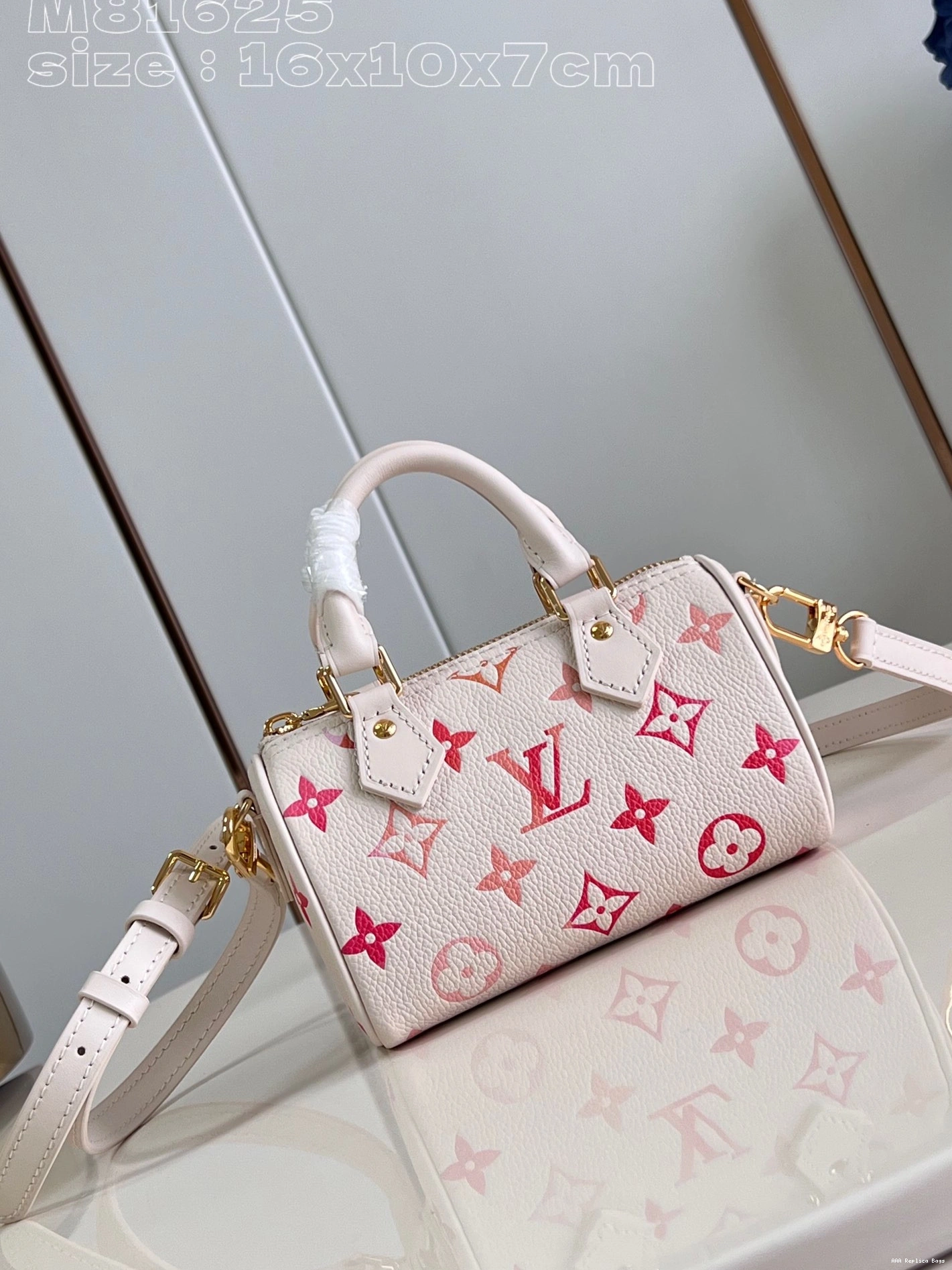 Aaa replica bags NANO VUITTON SPEEDY-16-10-7.5cm LOUIS 0805
